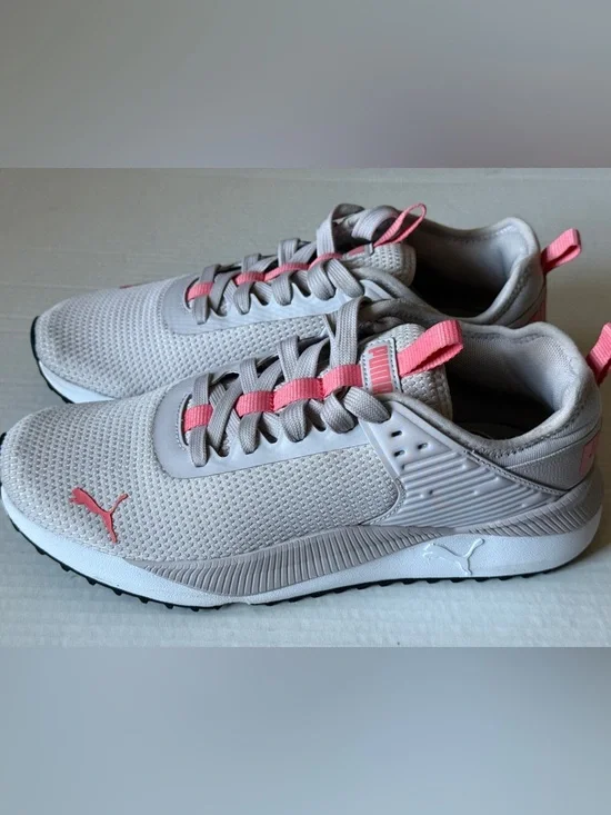 Puma PC Gray / Pink Running Shoes Athletic Sneakers #393595-04 Women's Size 10 - Picture 1 of 12